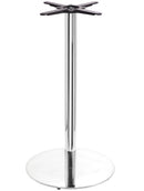Chrome Round Table Base - Large - Poseur height - 1080 mm