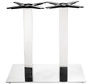 Rechteckiges Chrom-Tischgestell – Twin – Esszimmerhöhe – 720 mm