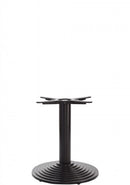 Black Cast Iron Round Step Table Base - Medium - Coffee height - 450 mm