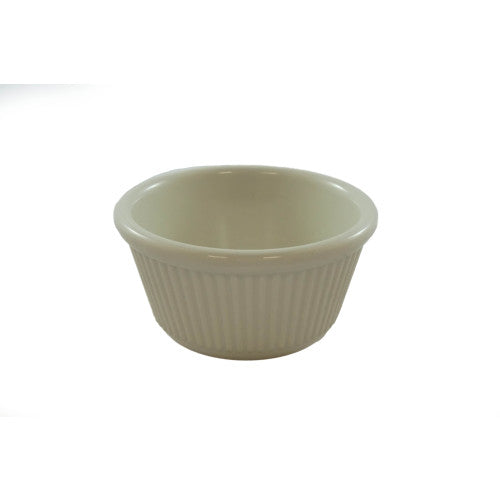 Fluted Melamine Bone Ramekin 118ml - Pack Of 12