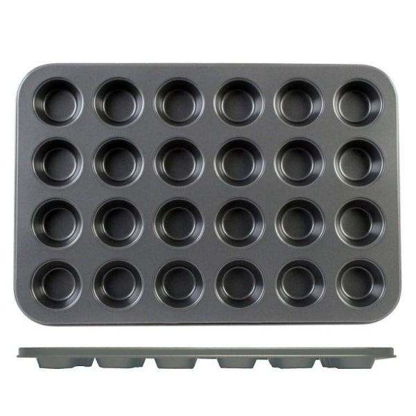 Mini Muffin Pan - 24 Compartments - Kitchway.com