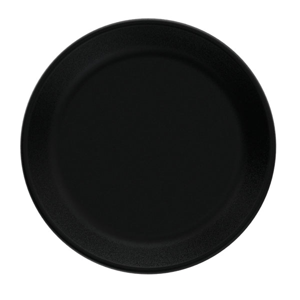 Nordika schwarzer Teller 10 cm – 6 Stück