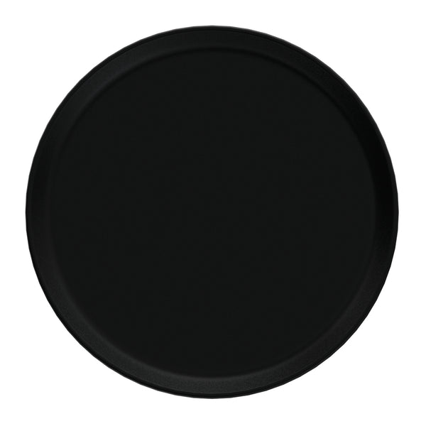 Nordika schwarzer Teller 22 cm – 6 Stück