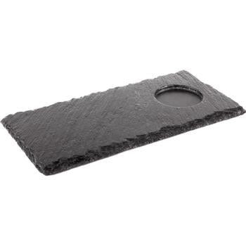 Natural Slate Tray with Glass Cover - Kitchway.com