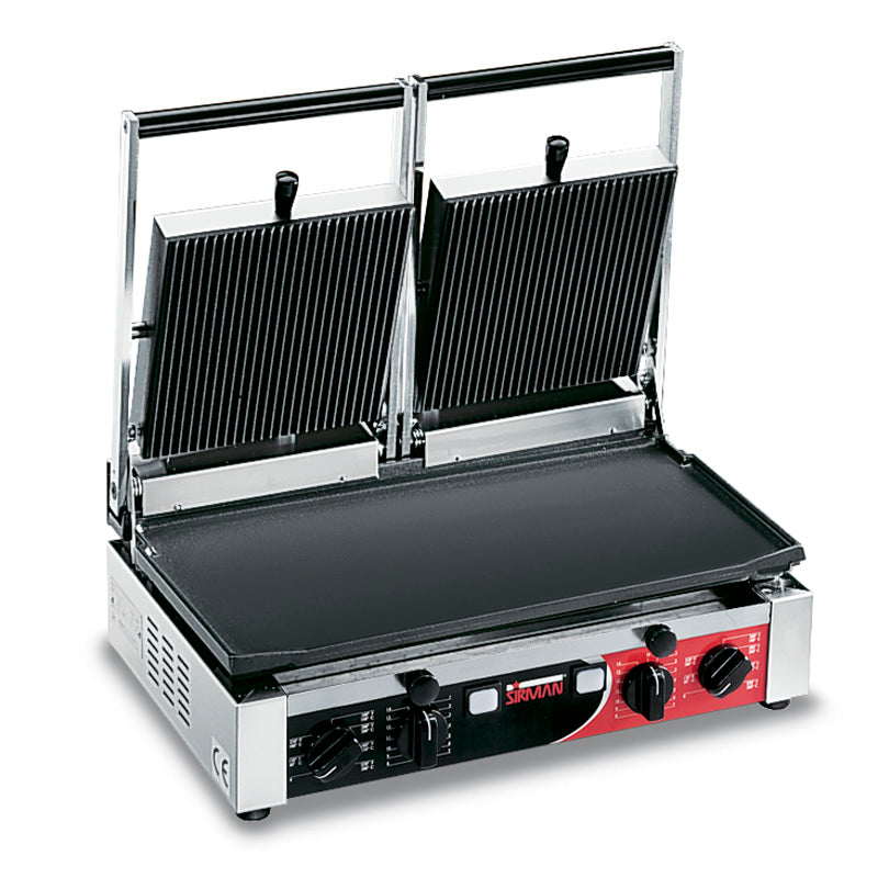 PD Doppelter flacher/gerippter Panini-Grill