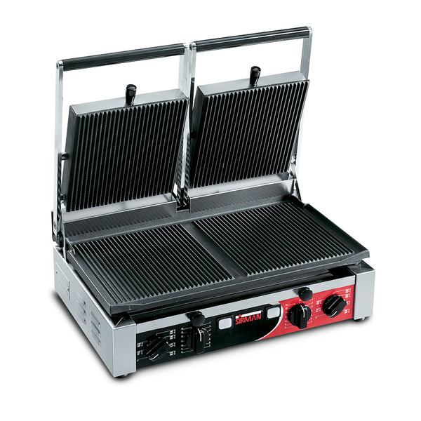 PD Double Ribbed Panini Grill