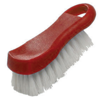 Plastic Cutting Board Brush Red 6in x 2 ½in x 2in