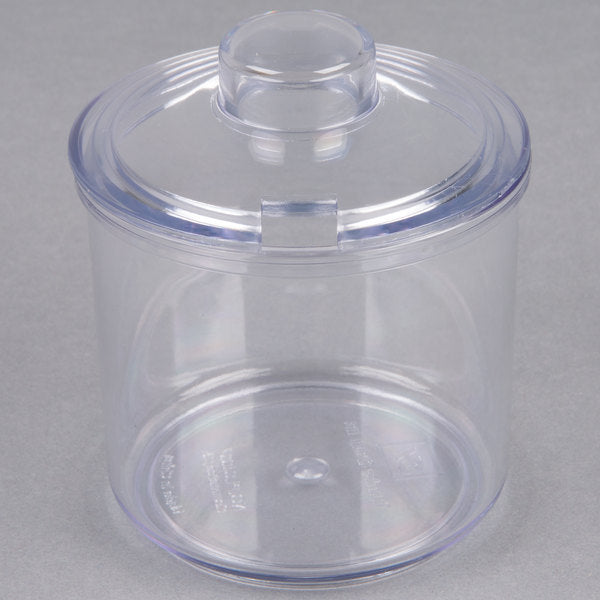Plastic Condiment Jar with Cover 7 oz