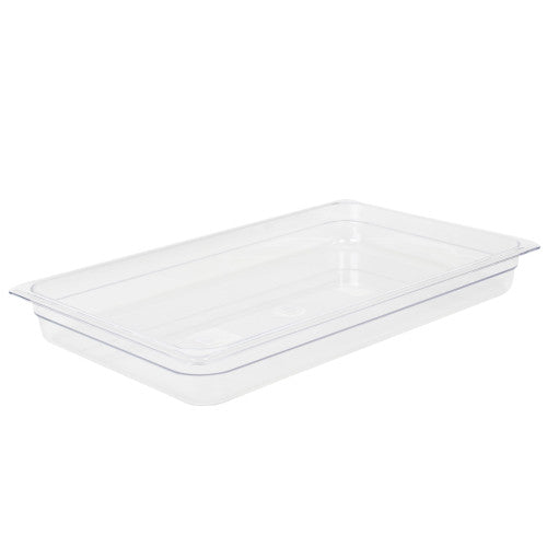 Full Size Polycarbonate GN 1/1 Clear Food Pan 65mm