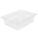 GN 1/2 Polycarbonate Gastronorm 100mm Clear