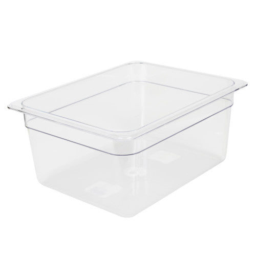 Deep Polycarbonate Clear GN 1/2 Food Pan 150mm