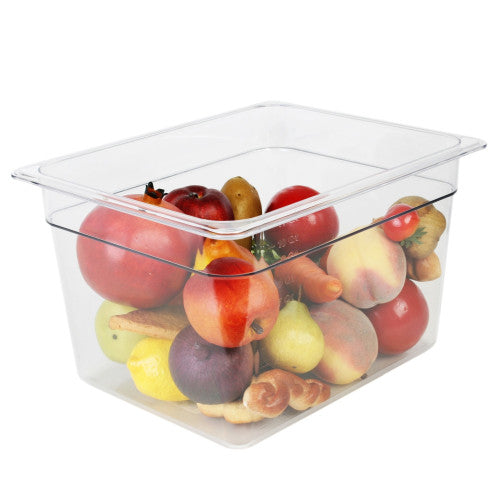 Deep Polycarbonate Clear GN 1/2 Food Pan 200ml