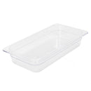 Clear Polycarbonate GN 1/3 Gastronorm Food Pan Container 65mm