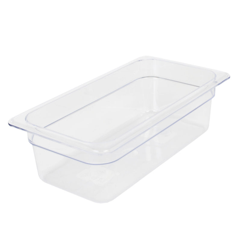 Clear Polycarbonate GN 1/3 Gastronorm Food Pan Container 100mm