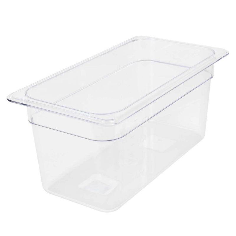 Clear Polycarbonate GN 1/3 Gastronorm Food Pan Container 150mm