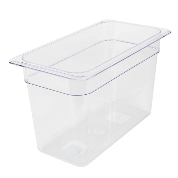 Clear Polycarbonate GN 1/3 Gastronorm Food Pan Container 200mm