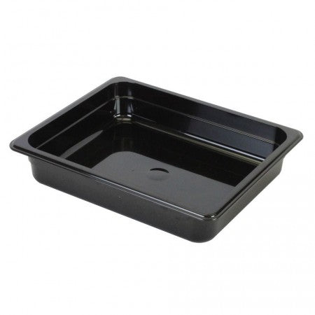 Black Polycarbonate GN 1/4 Gastronorm Food Pan Container 65mm
