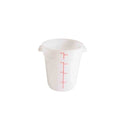 4-Quart Round Food Storage Container White