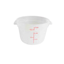 11.4 Litre Round Food Storage Container Translucent