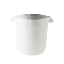 10 Gal Plastic Trash Can w/o Lid White