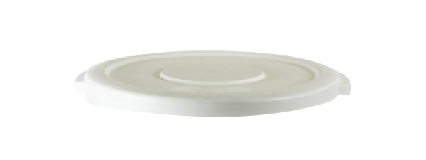 Plastic Lid for 20 Gal Plastic Trash Can White