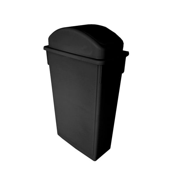 Kunststoffdeckel für 23-Gallonen-Kunststoff-Mülleimer, Schwarz