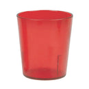 Pebbled Red Plastic Tumbler 148ml / 5.2oz - Pack of 12