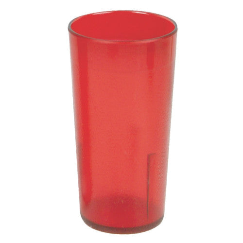 Pebbled Red Plastic Tumbler 280ml - Pack of 12