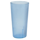 Kieselblauer Kunststoffbecher, 355 ml, 12 Stück