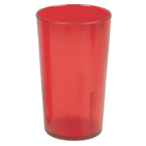 Pebbled Red Plastic Tumbler 355ml - Pack of 12