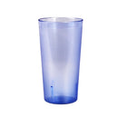 Tall Pebbled Blue Plastic Tumbler 945ml - Pack of 12