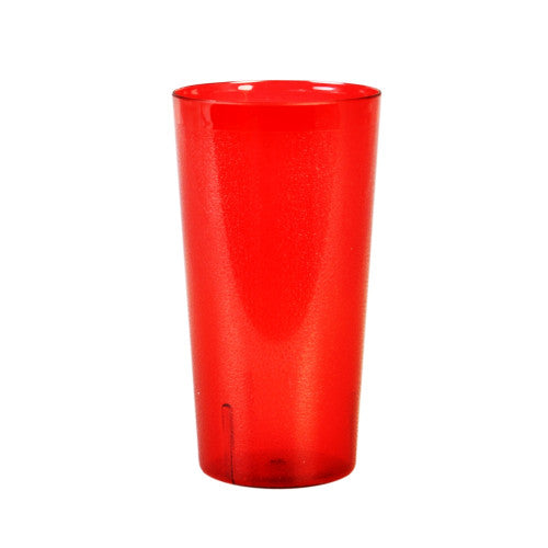 Tall Pebbled Red Plastic Tumbler 945ml - Pack of 12