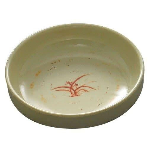 Gold Orchid Round Flat Melamine Bowl-12/Pack - Kitchway.com