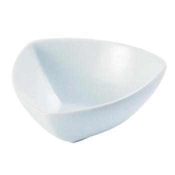 Porcelain Triangular Bowl - 12.5cm