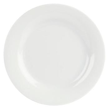 Porcelite Banquet Wide Rim Plate