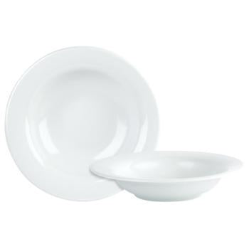 Porcelite Banquet Winged Pasta Plate