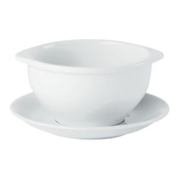 Porcelite Lugged Soup Cup-400ml