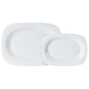 Porcelite Rectangular Rimmed Plate