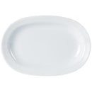 Porcelite Rimmed Deep Oval Plate-25cm