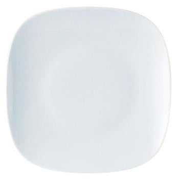 Porcelite Square Coupe Shaped Plate