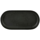 Rustico Carbon Oval Tray-30x15cm