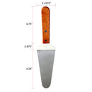 Pizzaheber aus Edelstahl, 64 mm x 127 mm