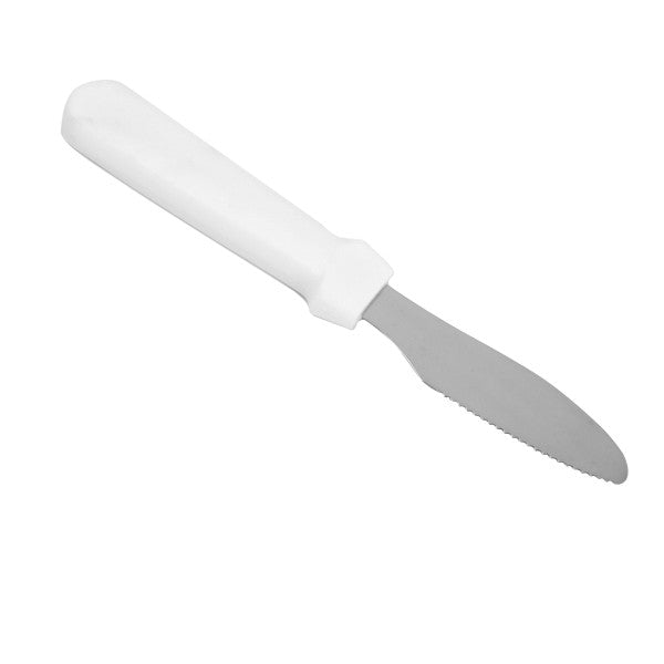Sandwich Spreader with White Plastic Handle - Available in Packs Of 12, 24, and 36