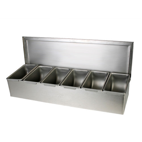 Stainless Steel Condiment 6 Compartments