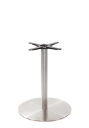 Rundes Tischgestell aus Edelstahl – groß – Esszimmerhöhe – 730 mm