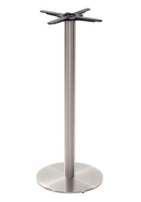 Rundes Tischgestell aus Edelstahl – Mittel – Poseur-Höhe – 1050 mm