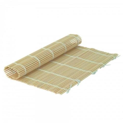 Round Bamboo Rolling Sushi Mat Roller 24 x 24cm