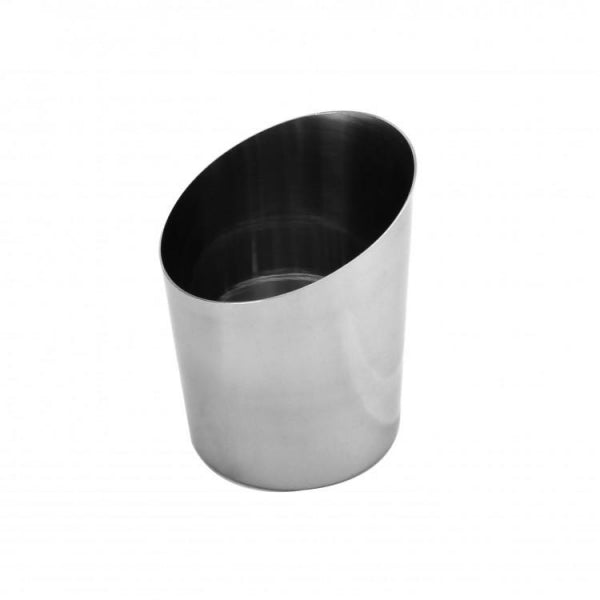 Stainless Steel Angled Fry Cup - Kitchway.com