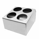 Stainless Steel Flatware Cylinder Holder - Kitchway.com