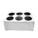 Stainless Steel Flatware Cylinder Holder - Kitchway.com